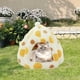 thumbnail image 4 of Fiudx Cama Cerrada para Gatos, Cálida Tienda de Campaña Invernal, Estilo Yurta con Interior Suave, Cómodo Espacio de Descanso, Fácil de Limpiar, Ideal para Gatos Grandes, Tamaño 40 X 19 X 35 Cm., 4 of 6