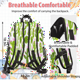thumbnail image 4 of Herdesigns Cactus Large Backpack Set with Lunch Box Lightweight Water Resistant Travel Laptop Backpacks Casual Daypacks for Women Men, 4 of 8