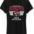 thumbnail image 3 of Budweiser - Collegiate - Women's Short Sleeve Graphic T-Shirt, 3 of 5