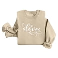 thumbnail image 5 of Qertyioot T-Shirt Graphique de la Saint-Valentin pour Femmes à Manches Longues, Pull à Col Rond Imprimé à la Mode, 5 of 5