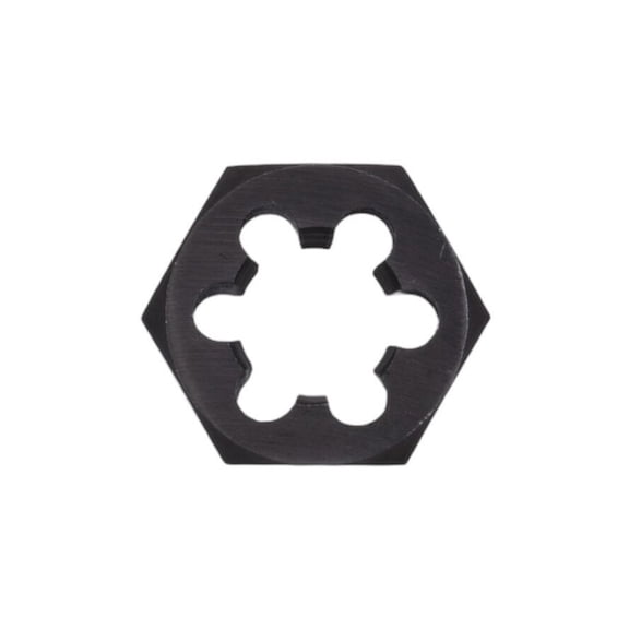 Century Drill & Tool 98220 High Carbon Steel Fractional Hexagon Die, 1-12 NF