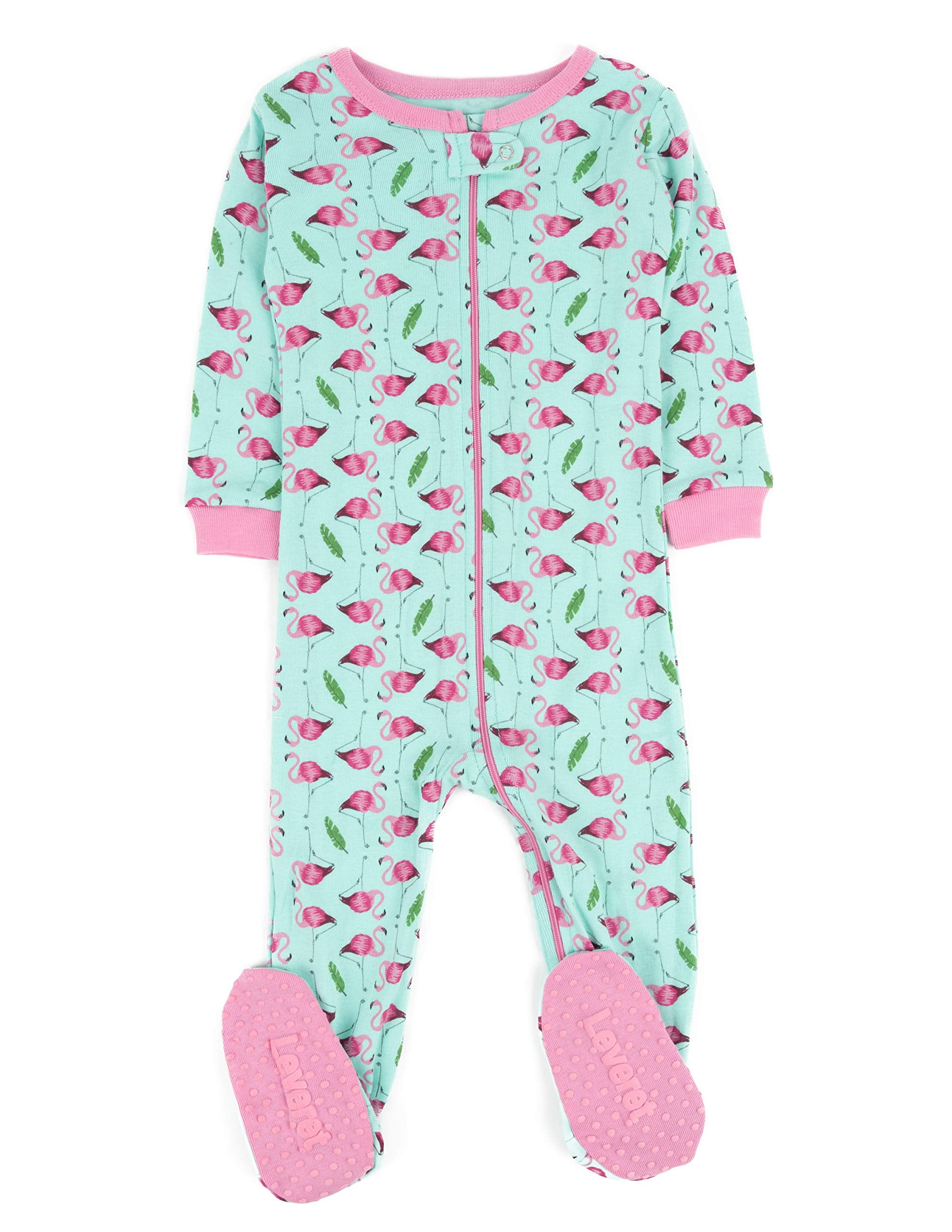 Leveret Leveret Baby Girls Footed Pajamas Sleeper 100 Cotton Kids