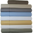 thumbnail image 2 of Solid Linen Top Split King: Adjustable King Bed Size Sheets, 4PC Bed Sheet Set, 100% Cotton, 650 Thread Count, Sateen, Deep Pocket, 2 of 2