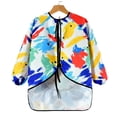 thumbnail image 4 of Tiijoy Kids Waterproof Painting Apron with Front Pocket Long Sleeves Art Smock, Sizes 5-7, 4 of 4