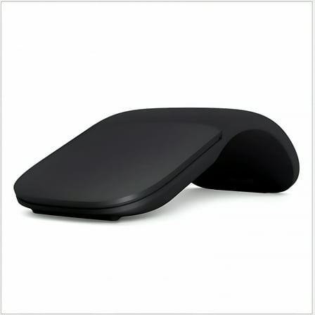 GJX Folding Optical Bluetooth Wireless Ergonomic Mouse, Black