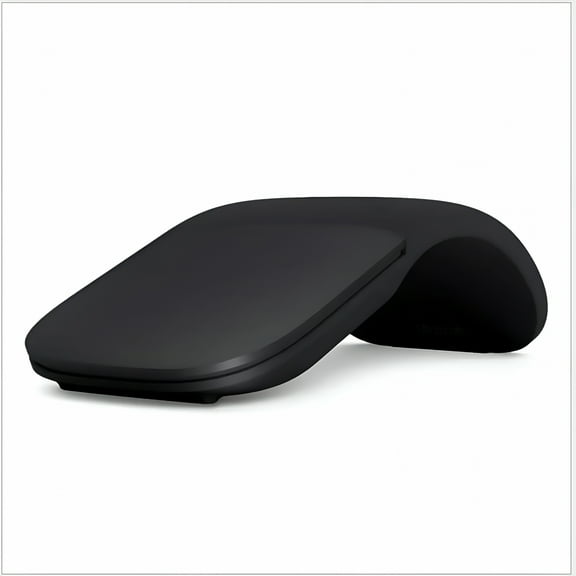 GJX Folding Optical Bluetooth Wireless Ergonomic Mouse, Black