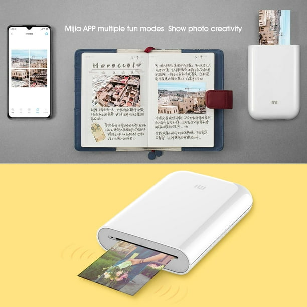 Xiaomi Zink Portable Photo Poche Imprimante AR Imprimante 400dpi
