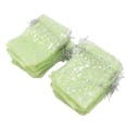 thumbnail image 4 of Drawstring Sheer Mesh Bag, Transparent Mesh Bags  For Party Light Green, 4 of 8