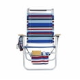 thumbnail image 3 of 17 Inches High Off Ground 4 Reclining Position Tall Beach Chair with Canopy Shade, 3 of 9