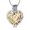 S/Gold, variant on Heart Urn Pendant Cremation Jewelry for Ashes Holder Memory Necklace Memorial Jewelry for Ashes Keepsake