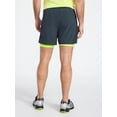 thumbnail image 3 of Athletic Works Men's and Big Men's 2 in 1 Gym Shorts with Liner, 6" & 8" Inseams, Sizes S-3XL, 3 of 5