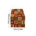 thumbnail image 3 of Yhmxh Maple Leaves Fall Table Runner, Linen Autumn Thanksgiving Decor Table Runner, Seasonal Farmhouse Table Dresser Scarf for Dining Table, Harvest Holiday, Thanksgiving & Farm Rustic Home Decor, 3 of 6