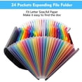 thumbnail image 6 of Ktinnead 24 Pockets Accordion File Organizer, Freestanding File Paper Folder for Office School Business Supplies, 6 of 10