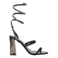 thumbnail image 1 of Sandalias De Tacon Ozono Mujer Negro Dama Correa De Tobillo negro 23.5 MX, 1 of 10