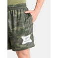 thumbnail image 2 of Miller High Life Men's and Big Men's Camo Basketball Shorts, Sizes S-3XL, 2 of 5