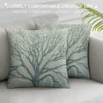 thumbnail image 3 of Qinduosi White Coral Tree Throw Pillow Cover Plant Ocean Botanical Tree Foliage Branch Pillow Case Decorative Men Women Boy Girl Room Cushion Cover for Home Couch Bed White, 3 of 5