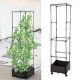 thumbnail image 1 of Zaqw Tomato Cage Planter 160cm Plastic Coated Steel Climbing Vegetables Balcony, 1 of 8