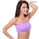 thumbnail image 4 of Qarigey Sujetador inalámbrico Sujetadores sin tirantes Busto Bandeau Cierre extraíble Buena elasticidad Color simple Fácil de combinar Ropa Ropa interior violeta SG, 4 of 6
