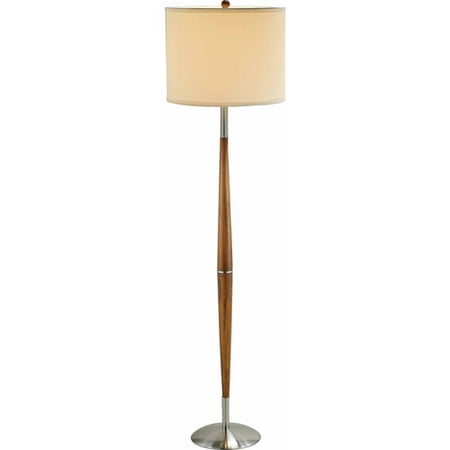 61" Hudson Collection Floor Lamp Brown - Adesso