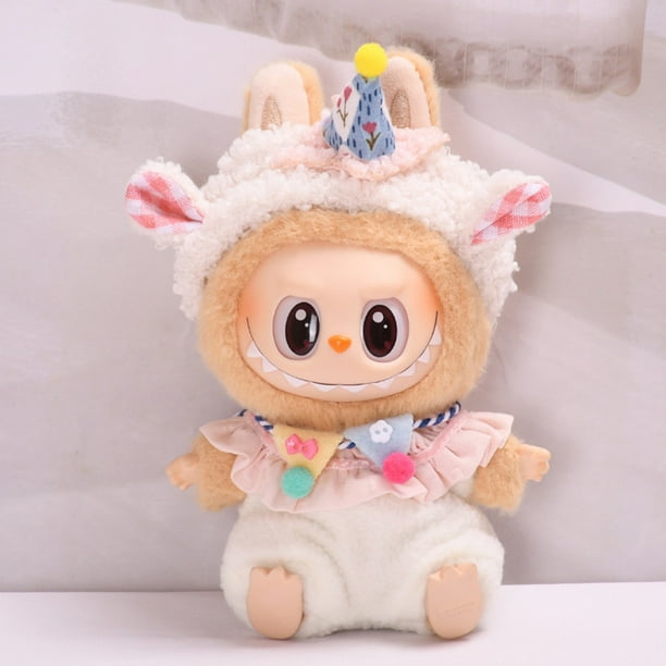 Clearance Sale!Pop Mart Labubu Macaroon Plush Doll-Hidden Modelcute Plush Doll Toy Gift Cartoon Children'S Ragdoll Replacement Clothes, Plush Toy Accessories