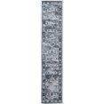 thumbnail image 1 of Linon Tapis Vintage Zeigler Tissé à la Machine en Microfibre Polyester 2'x10 Pieds Gris, 1 of 3