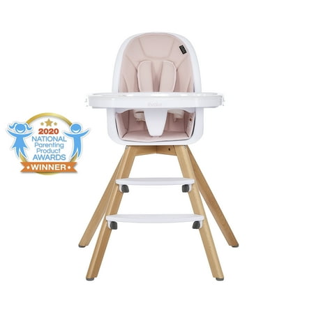 Evolur Zoodle 3-in-1 High Chair Booster Feeding Chair with Modern Design