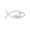 Silver, variant on Metal Decal Automotive Fish Badge Fish Emblems Sticker Adhesive Car Fish Decal Sticker