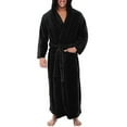 thumbnail image 1 of Men Pyjamas Hooded Long Gown Bathrobe Robe Sleepwear, 1 of 2