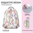 thumbnail image 5 of "Sunflower Bliss Backpack - Fashionable Floral Print Bookbag for College Girls, Features Spacious Main Compartment & Side Pocket for Essentials", 5 of 6