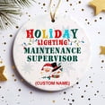 thumbnail image 2 of Maintenance Supervisor Christmas Ornaments 2025 for Women Friendship, Appreciation Gifts for Coworkers - Christmas Decorations Ceramic Ornaments, 2 of 4