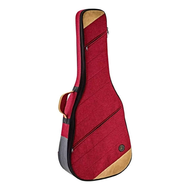 Ortega Guitars Acoustic Dreadnought Guitar Case-22 mm Soft Padding w/Hardened Frame (OSOCADN-BX)