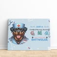 thumbnail image 3 of Just a Certified Nursing Assistant Cna Who Loves Her Rottweiler Horizontal Matte Canvas Poster Rottie Dog Lover Gifts Idea Wall Art Home Decor - 00003, 3 of 5