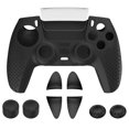 thumbnail image 1 of Cubierta personalizada con tallado de puntos traseros de goma de silicona para controlador PS5 Dualsense x 1 con tapa basculante * 4, tecla de disparo * 4, película de pantalla táctil ER, 1 of 6