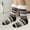 Coffee, variant on GILIGEGE Women'S Fuzzy Cozy Ripple Slipper Socks Super Soft Warm Fleece Lining Knit Non Slip Winter Socks Slipper Socks for Men with Grippers Warm Winter Thick Comfy Socks Christmas Gifts