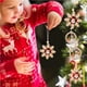 thumbnail image 5 of Adornos Navideños Con Cuerda Colgante, Juego De Colgantes De Madera Con Temática Navideña, Decoración Colgante Para Interiores Para El Hogar, Árbol De Navidad 12 Uds. Advancent HA025839-02, 5 of 7