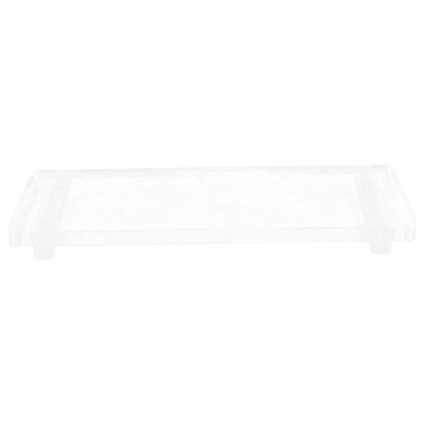 BRIGHTFUFU Bandeja de tocador para tocador, bandeja acrílica para jabón de baño, organizador, bandeja de almacenamiento de loción