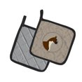thumbnail image 2 of Carolines Treasures CK2173PTHD Boxer In the Kitchen Pair of Pot Holders, 2 of 3