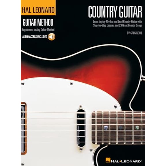 Pre-Owned Hal Leonard Country Guitar Method Book/Online Audio [With CD (Audio)] (Paperback) 0634039490 9780634039492
