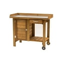 thumbnail image 3 of Tierra Garden Brown Pine and Spruce Wood Potting Benches, Weatherproof, 3 of 8