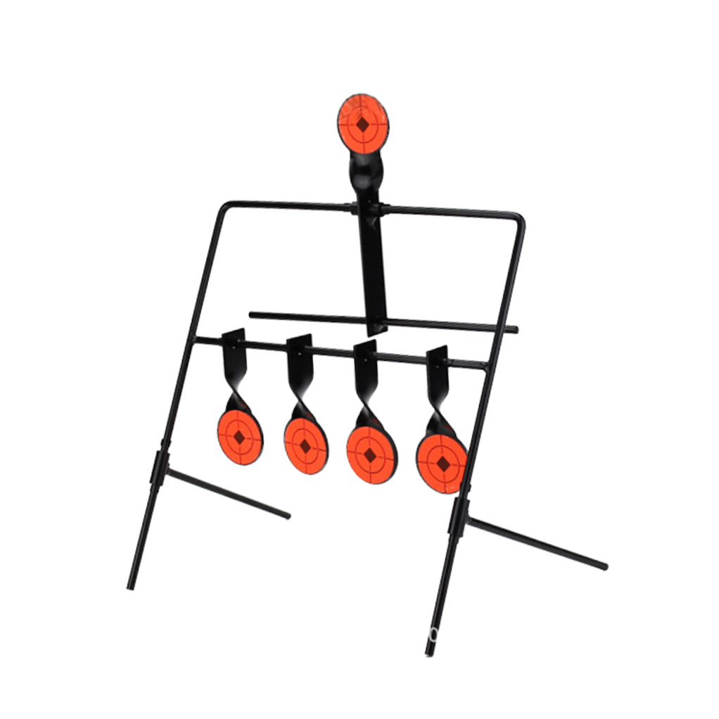 FOMIYES Stainless Steel Self Resetting Targets Black for Fun Hunting