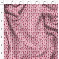 thumbnail image 5 of Soimoi Florals Print, Velvet Fabric, Decor Sewing Fabric by The Yard 54 Inch Wide,Decorative Fabric for Upholstery and Home Accents, Fuschia Pink, 5 of 6