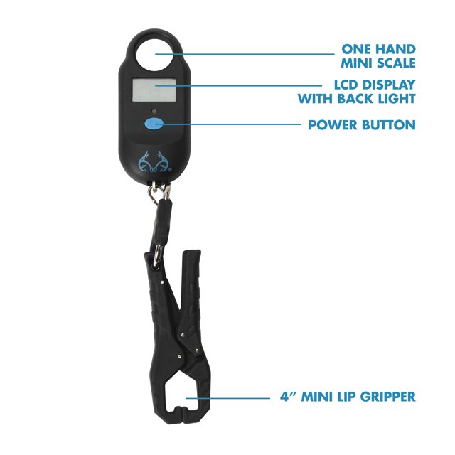 Zebco De-Liar 2.0 Digital Fish Scale - 50 Lb Capacity With Non-Puncturing Lip Grip