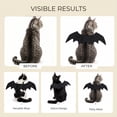 thumbnail image 6 of Halloween Pet Bat Wings Costume, Cute Cosplay Dress-Up Accessories for Cats and Puppies, Pet Bat Wing Decor with Collar for Halloween Party, 6 of 9