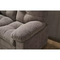 thumbnail image 5 of Pemberly Row Modern Linen Living Room Loveseat in Light Gray, 5 of 9