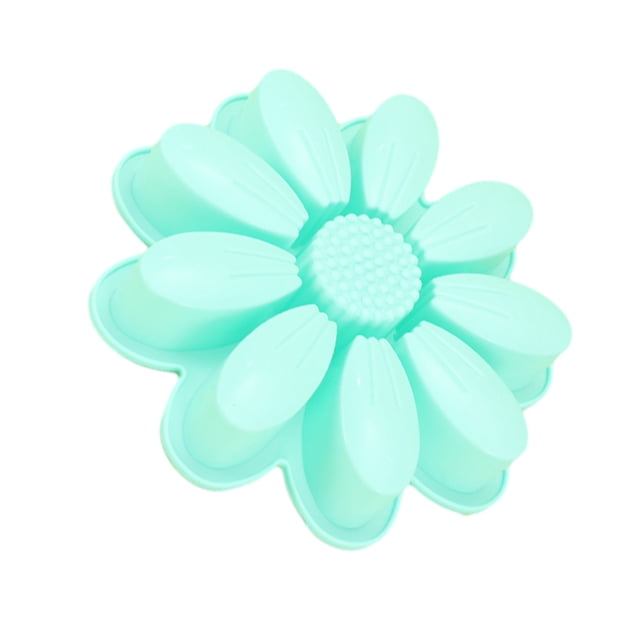 Bearachild Molde de pastel con forma de flor, silicona segura y flexible para moldes con forma de flor, molde de silicona para hornear Cocina y Comedor