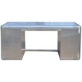 thumbnail image 3 of Deco Aviator Writing Desk - Aluminium Table Mid Century Industrial Furniture, 3 of 5
