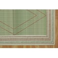 thumbnail image 7 of Casavani Cotton Geometric Green Area Rugs 10'x10' Square Area Rugs for Living Room & Dining Room, 7 of 7