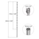 thumbnail image 2 of Helicoidales Brocas, Alta-Velocidad Acero, Extra Largo Taladro 5,5x250 mm, 2 of 5