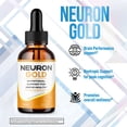 thumbnail image 6 of Neuron Gold Advanced Formula Brain Support Drops NeuronGold Maximum Strength Supplement 150 Servings, 6 of 9
