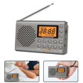 thumbnail image 3 of Yimiti Portable Battery-Powered Am/Fm Shortwave Radio With Large Display & Alarm Clock,Gray, 3 of 9